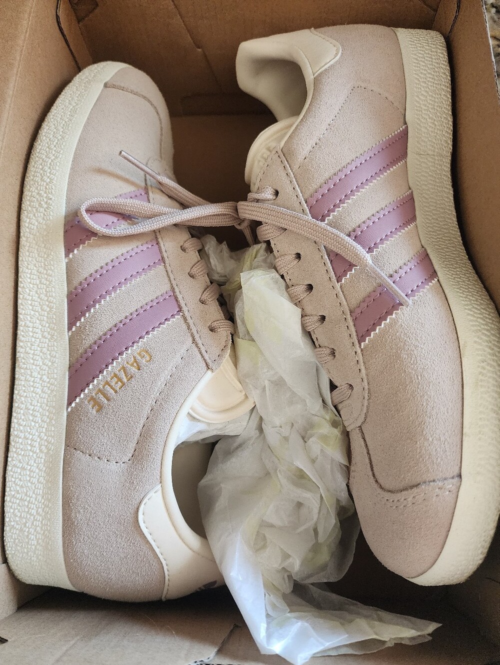 Women Adidas Gazelle 6 6.5 Laverder Shoes